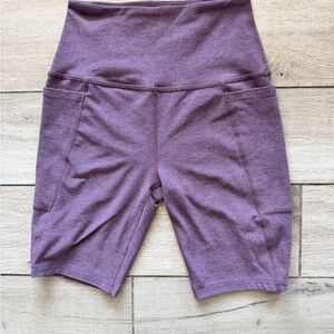 Beyond Yoga Women's Lavender Bike Shorts